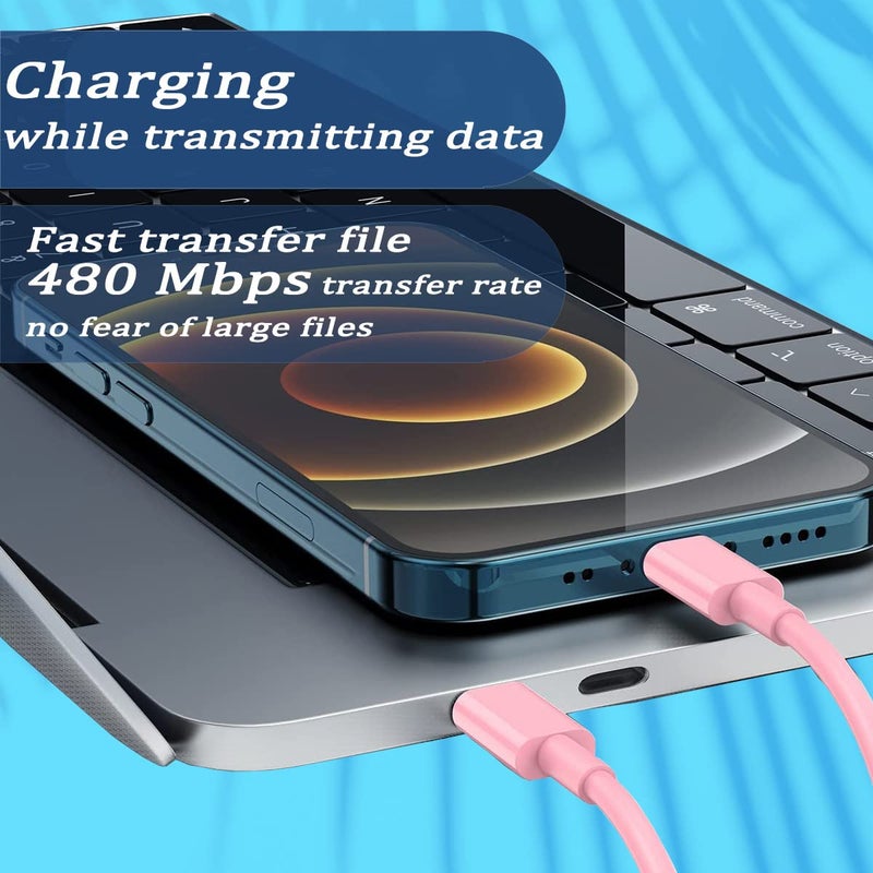 Azvegr Multi USB Charging Adapter Cable Kit, USB C to iOS Device Adapter Box, Conversion Set A & Type C to Male Micro/Type C/iOS Device, Data Transfer, Card Storage, Tray Eject Pin, Phone Holder (Pink) - Image 5